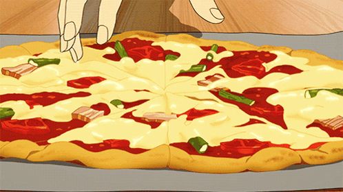 Anime pizza 🍕 