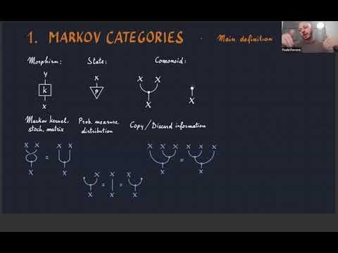 ACT4ED Special Lecture - Paolo Perrone, Rob Cornish (Oxford): Markov Categories, Symmetries, & GenAI