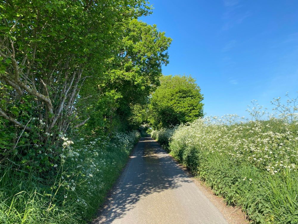 Rural roads not far from Maldon
