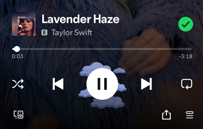 clouds around the play button