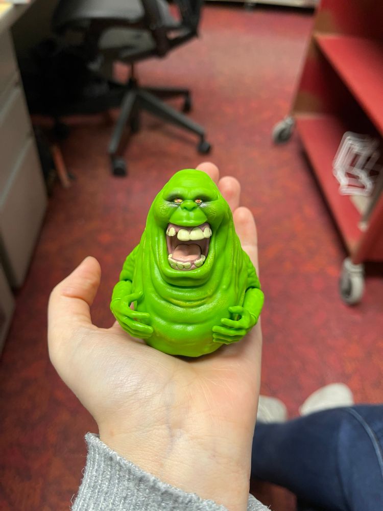 Slimer action figure from Ghostbusters 