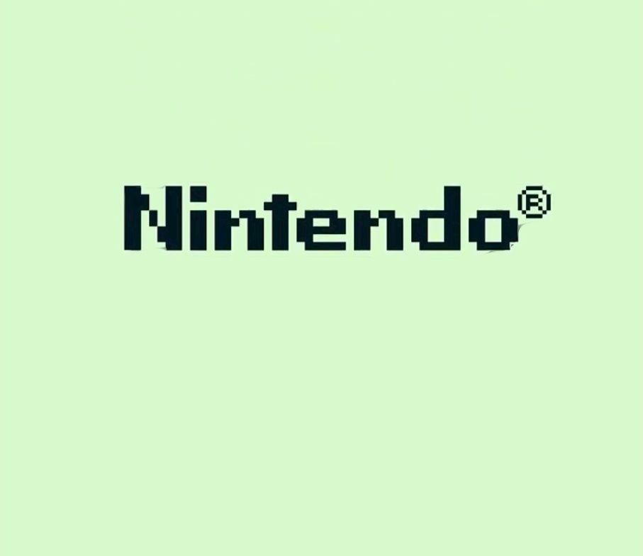 the nintendo gameboy bootup screen, featuring a prominent "Nintendo®" text logo