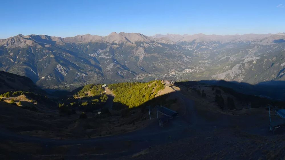 La Vallée de Barcelonnette vue de Pra-Loup