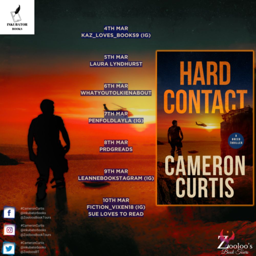 Book Tour Review Hard Contact A Breed Thriller by Cameron Curtis