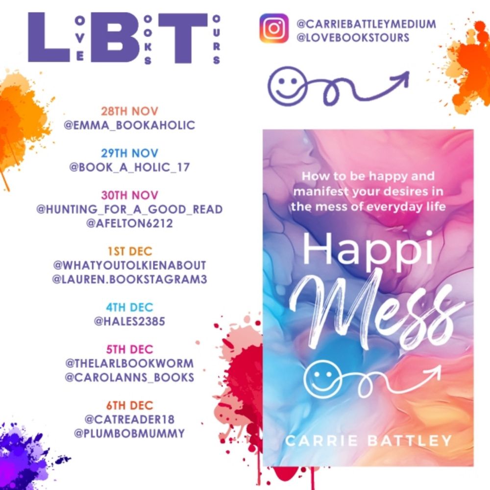 Book Tour Review HappiMess by Carrie Battley