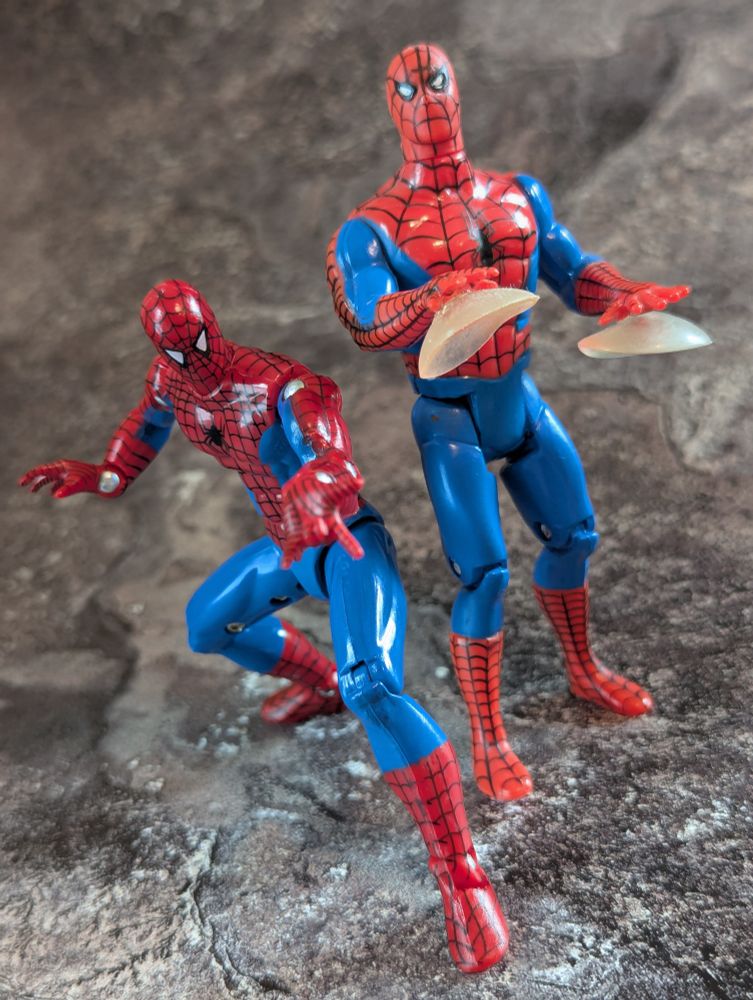 Vintage Marvel Superheroes Action Figures from 1992 and 1990