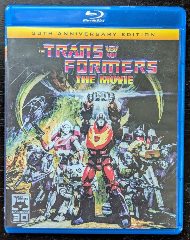 Transformers The Movie 30th Anniversary Blu Ray