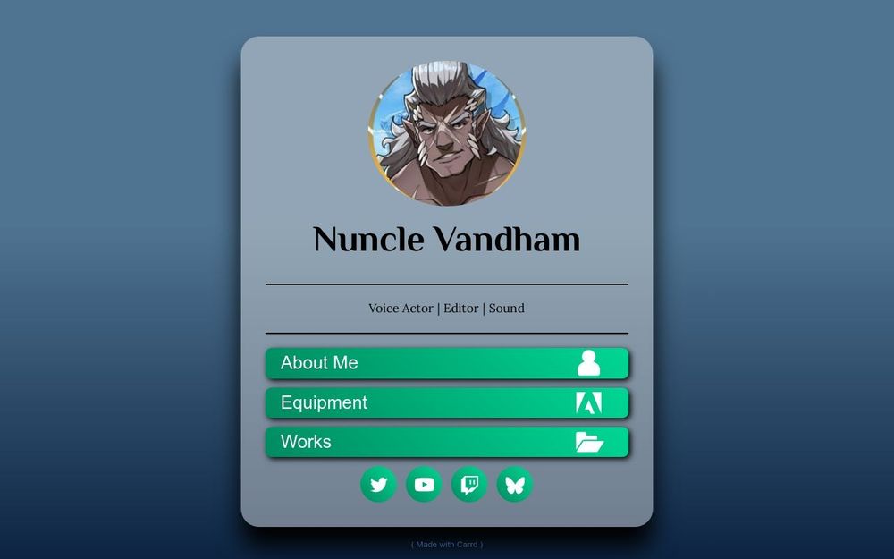 Nuncle Vandham Page