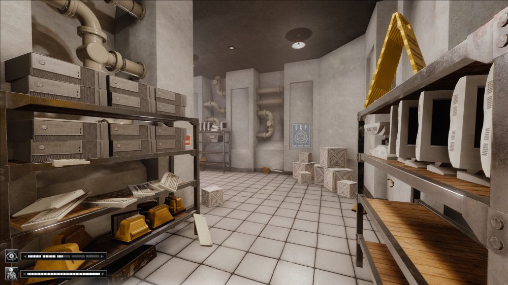 CBR hallway with pre-breach lighting