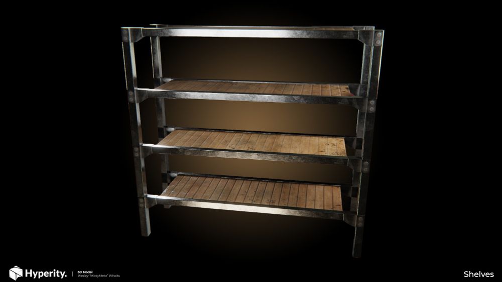 Render of a nifty lil shelf (big update coming soon, so sorry for the relative radio silence)