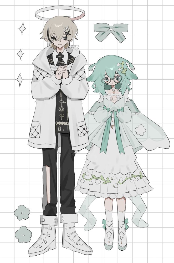 Sleepiebug and Hael praying (thank you Woods!)