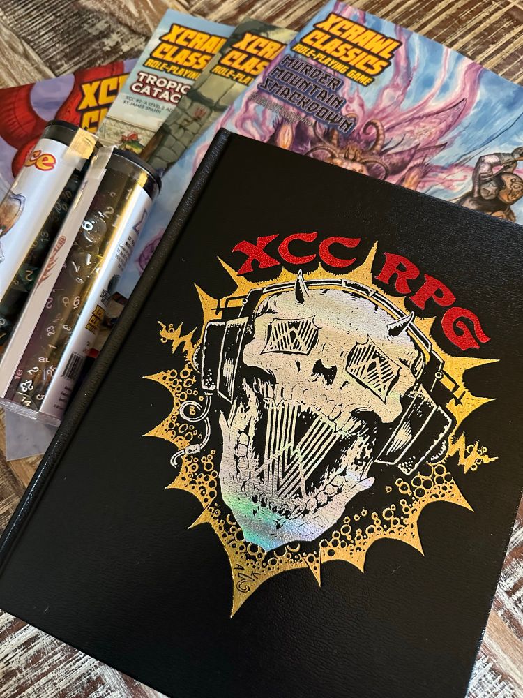 Sourcebooks for XCrawl Classics from Goodman Games