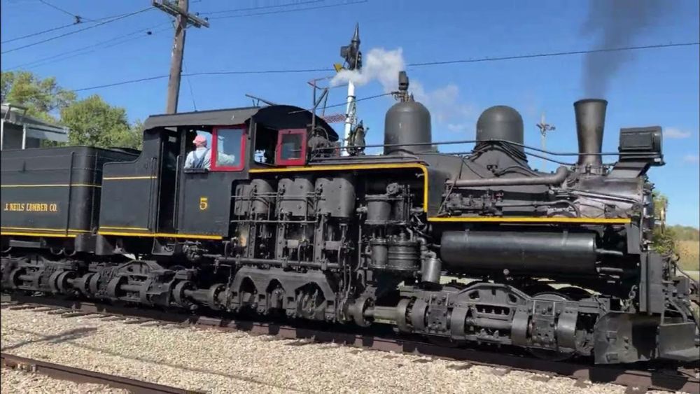 Illinois Railway Museum Steam In Fall 2023   HD 1080p