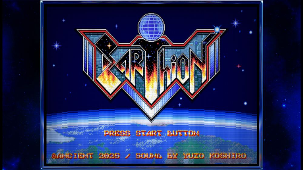 Earthion, pantalla de bienvenida a una epopeya retro espacial