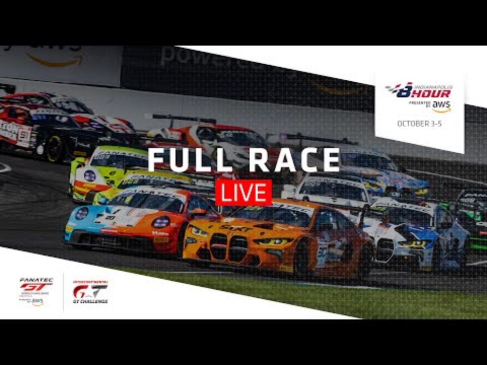 LIVE | FULL RACE |  Indianapolis 8 Hour (IGTC + Fanatec GT America) 2024