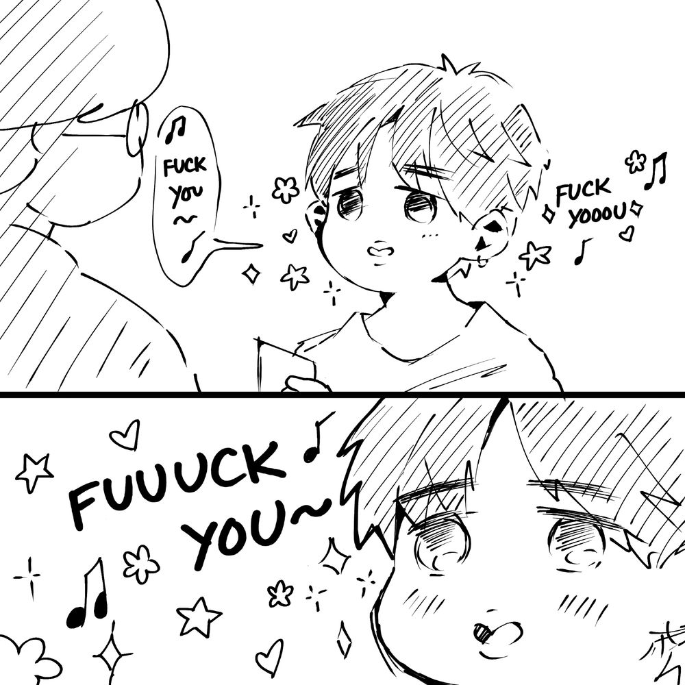 jimin singing fuck you in tiny :(((
