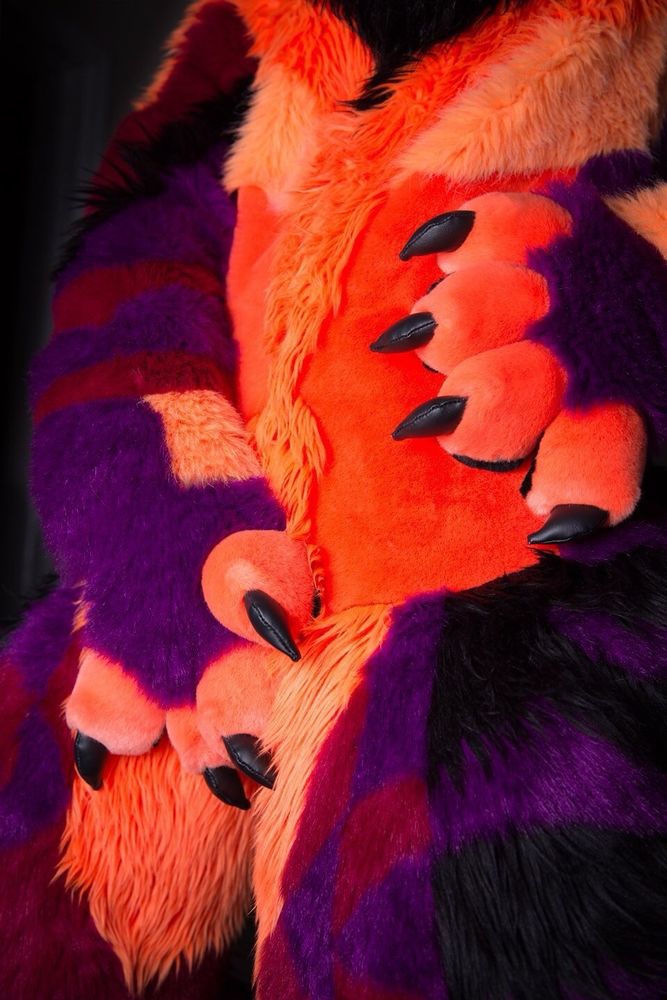 a rubbable sabertooth belly