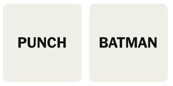PUNCH BATMAN 