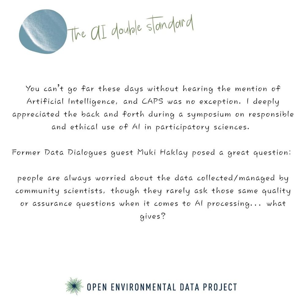 Reflections on the AI double standard
