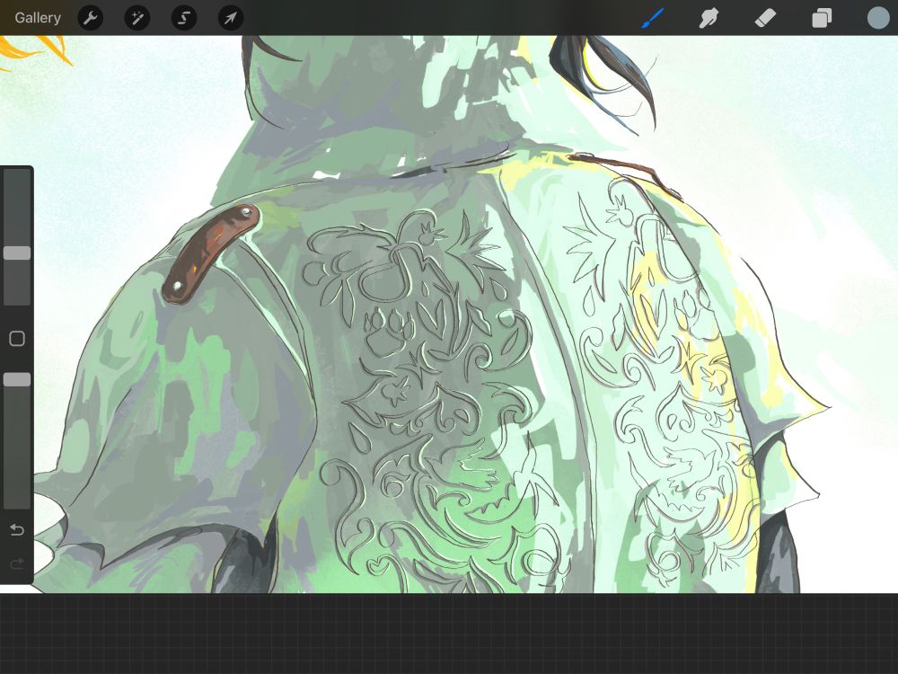 Knight’s armor in the sun