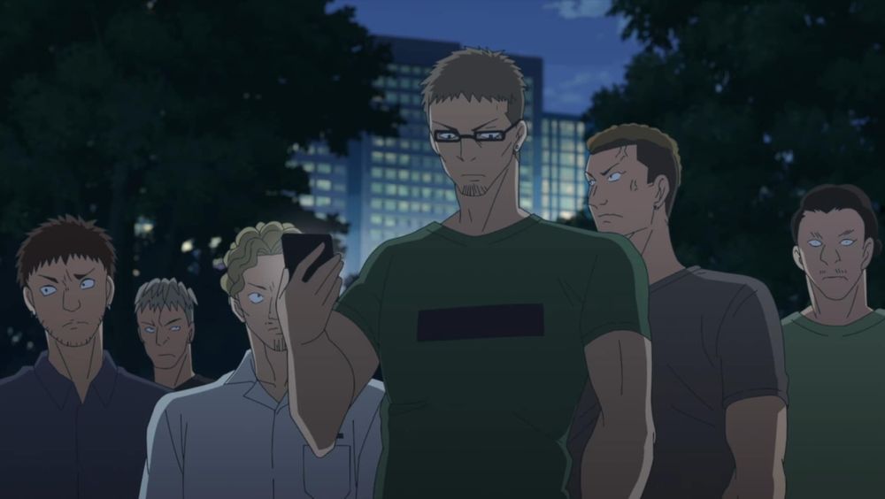 Taking a call with the boys