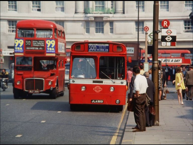 An image captured from LONDON ON THE MOVE (1970)