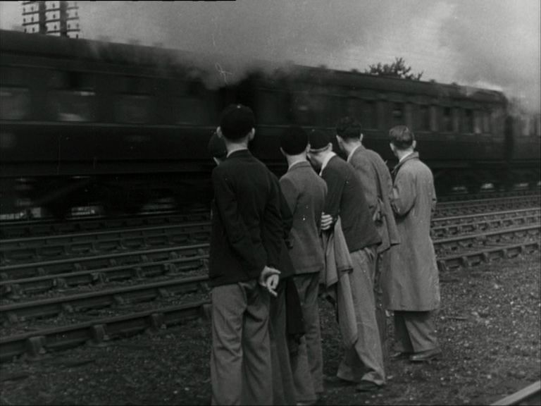 An image captured from A PLACE IN THE TEAM (1953)