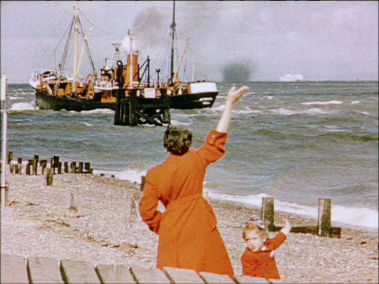 An image captured from LANCASHIRE COAST (1957)