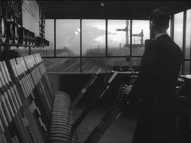An image captured from FULLY FITTED FREIGHT (1957)