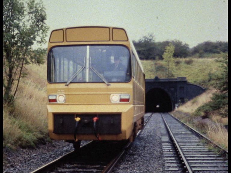 An image captured from RAILBUS FOR THE 80'S (1978)