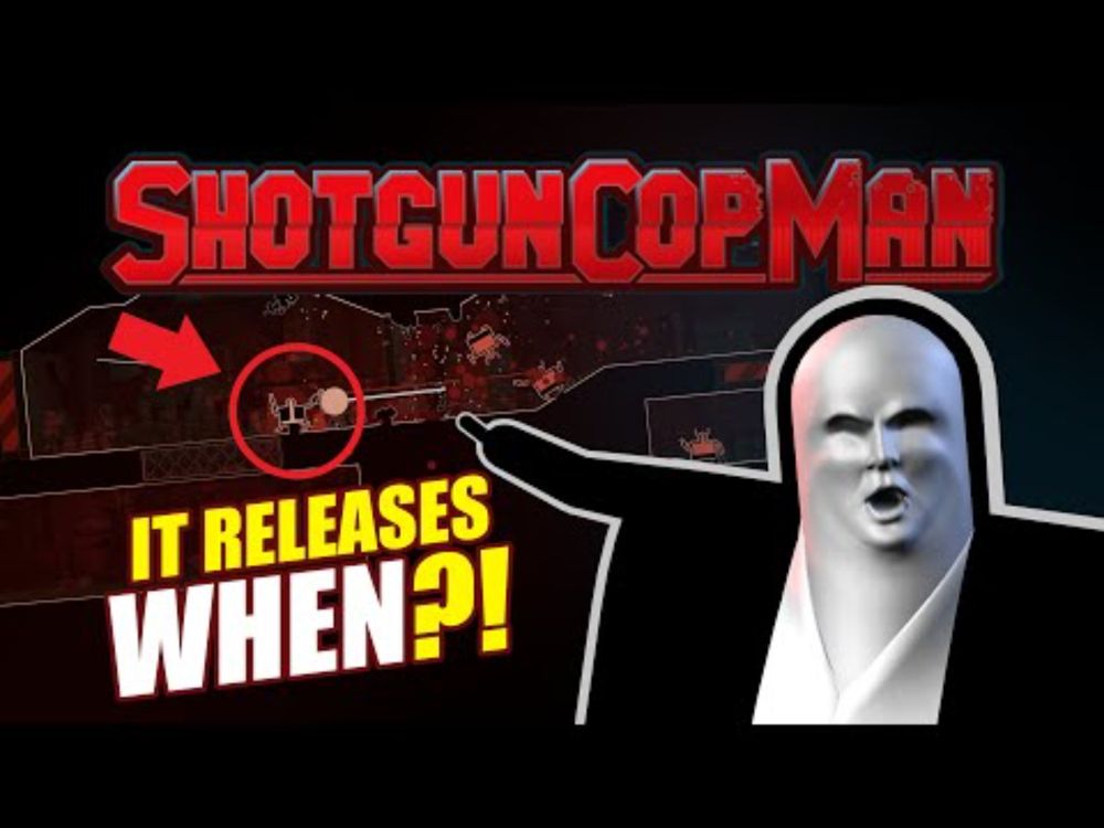 Shotgun Cop Man | Release Date Reveal Trailer