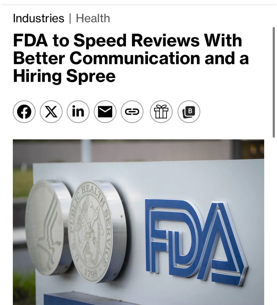 Industries Health
FDA to Speed Reviews With Better Communication and a
Hiring Spree
X
in
1798
DA