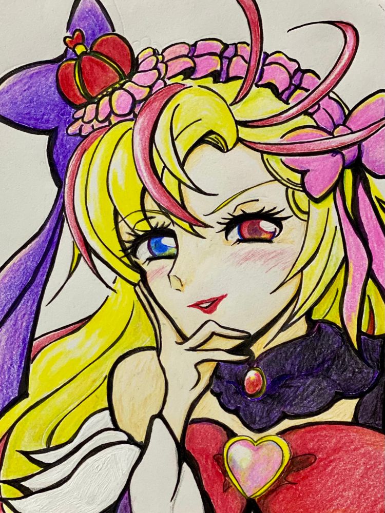 小説「ドキドキ！ プリキュア 」より、キュアジョーカー。