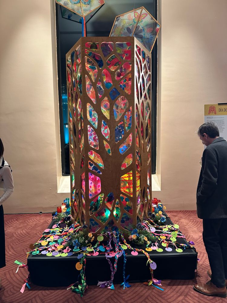 Dia de Los Muertos decorations at Davies Stmphony Hall