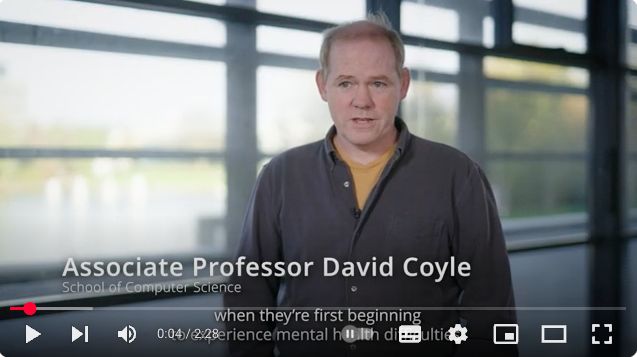 Associate Professor David Coyle in a video talking about the research