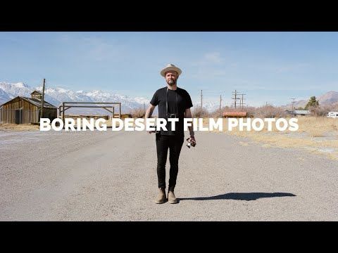 Boring Desert Film Photos on Kodak Portra 400 & Expired Fuji 400H