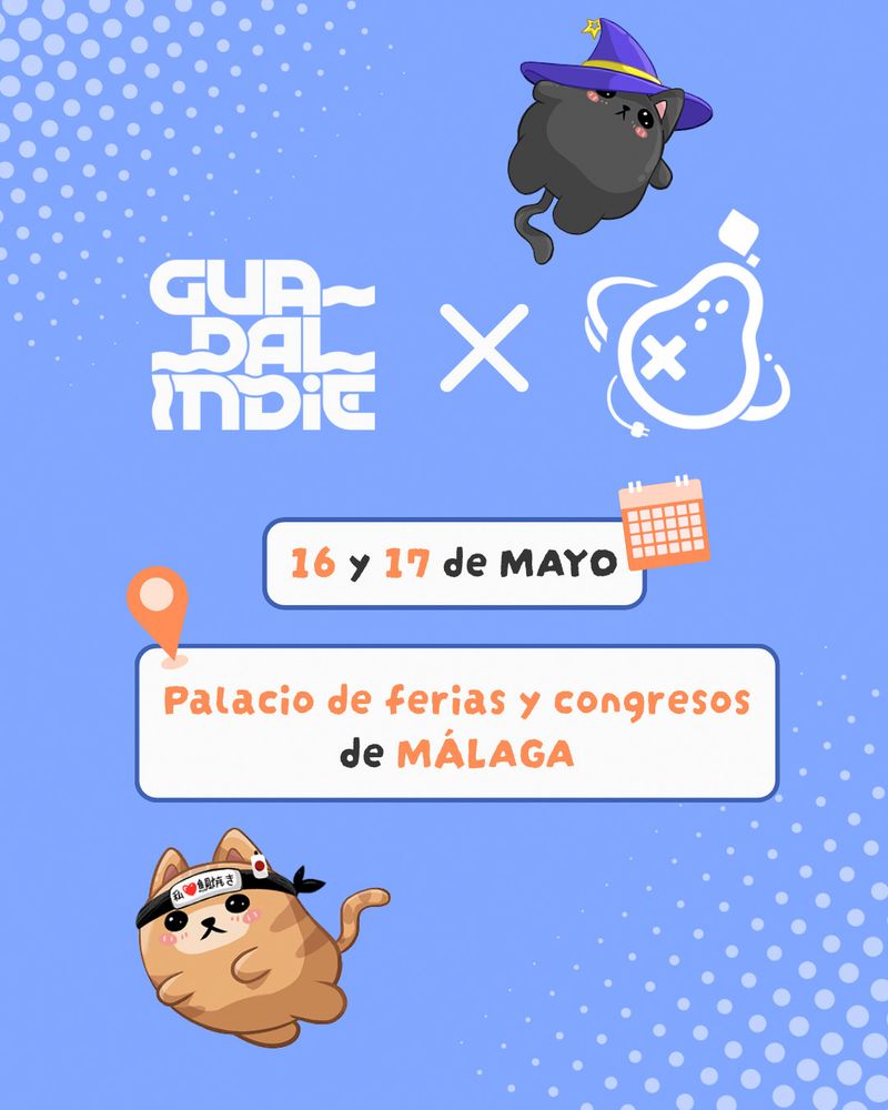 16 y 17 de Mayo. Palacio de ferias y congresos de Málaga. Perita gamedev participa en la feria Guadalindie.