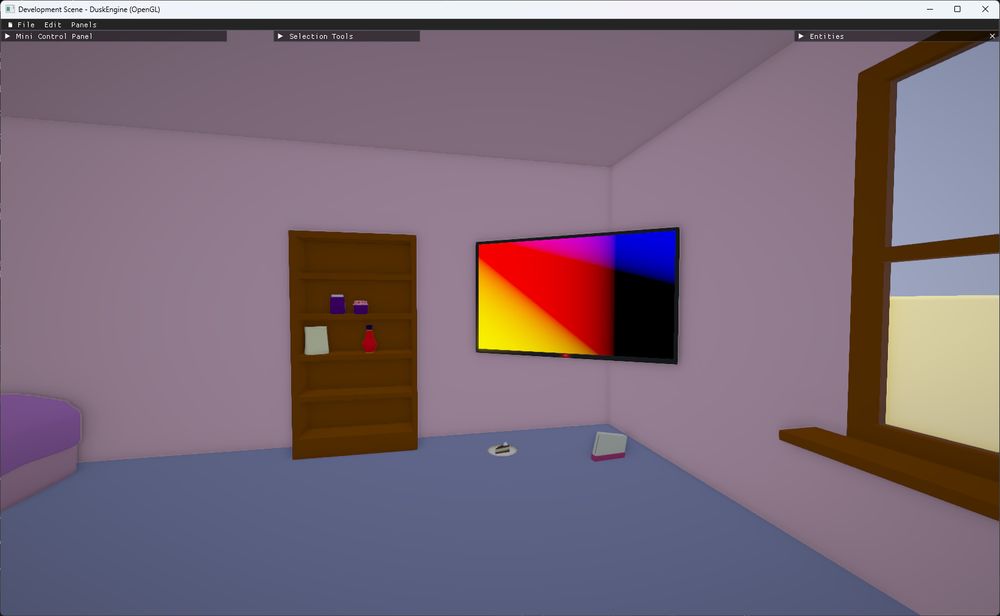 Image showing the same scene but with light leaking fixed.