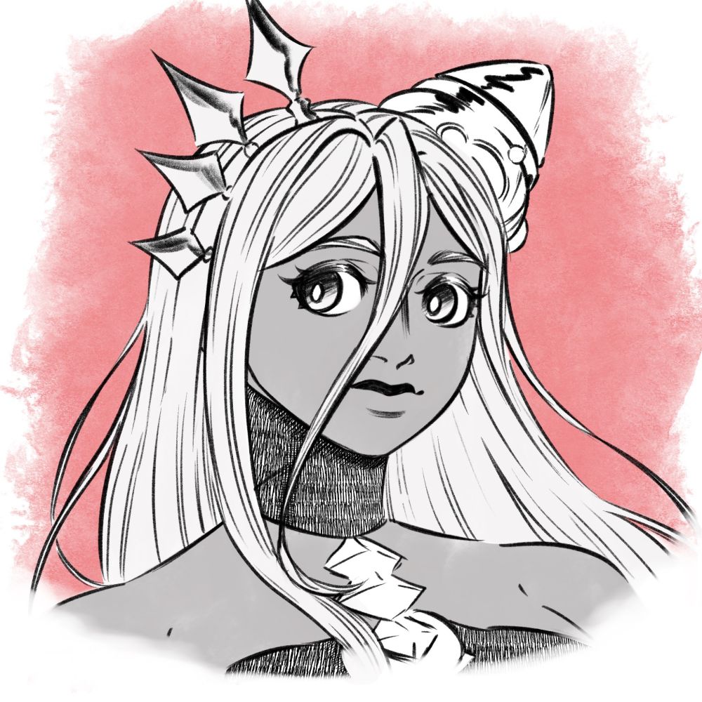 Portrait sketch of Yatima