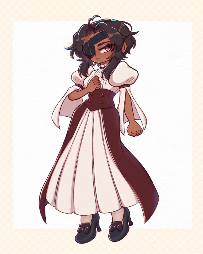 Stylized illustration of my oc Caroline