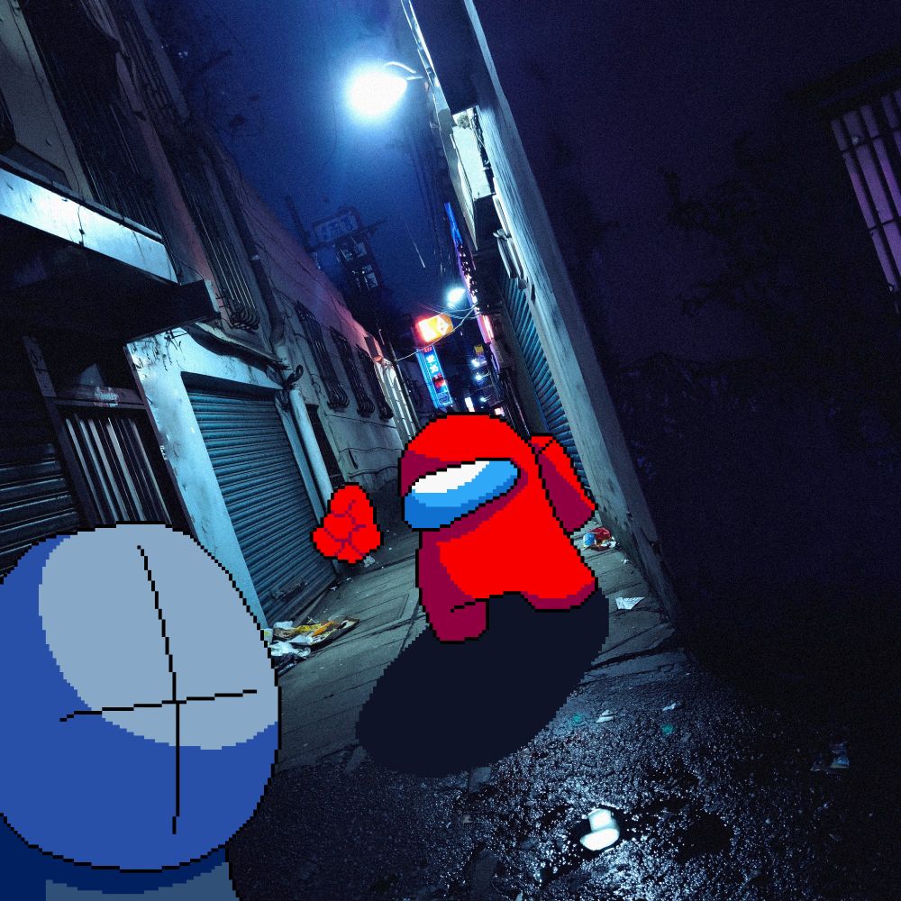 Grunty & Amongy: Luminal Subspace
A quick but fun doodle I did