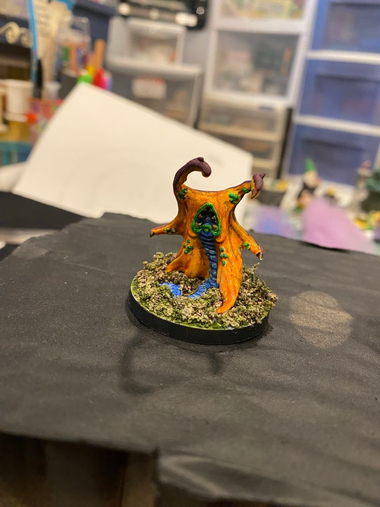 Painted miniature of a monster from the board game Bardsung