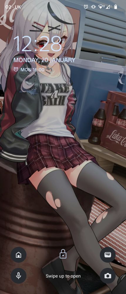 My lock screen is fan art of Sakamata Chloe of Secret Society HoloX.

26th Jan is really going to hurt.