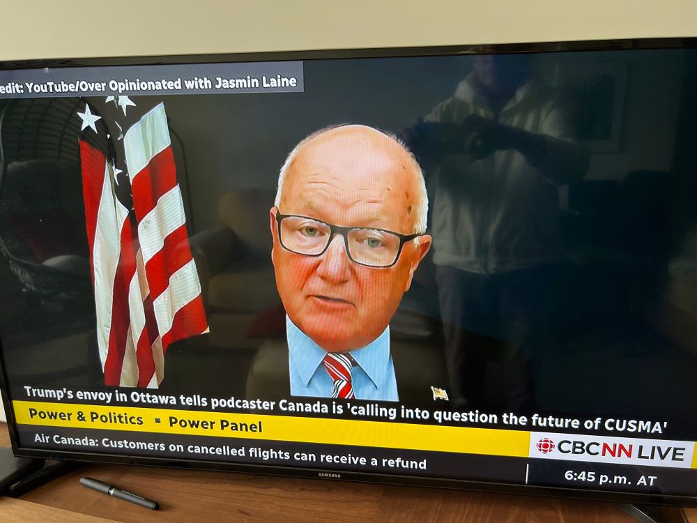 Photo of Trump’s ambassador to Canada blaming everything on Canada