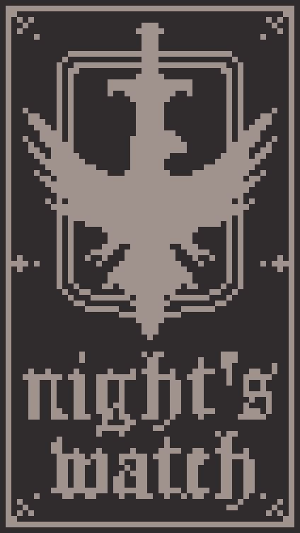 #Pixel_Dailies #Watch #PixelArt #GameOfThrones