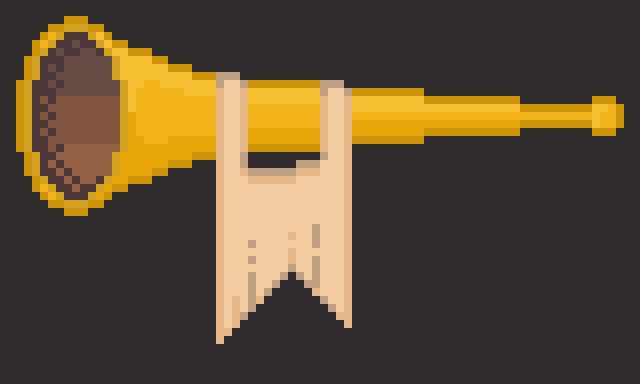 #Pixel_Dailies #Trumpet #PixelArt