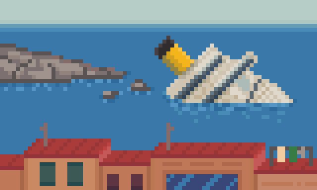 #Pixel_Dailies #Wreckage #PixelArt
