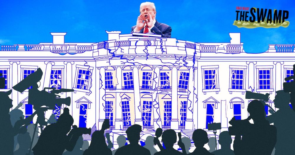 The West Wing of the White House is falling apart - literally ..... our must-read newsletter The Swamp reveals in this exclusive extract.
