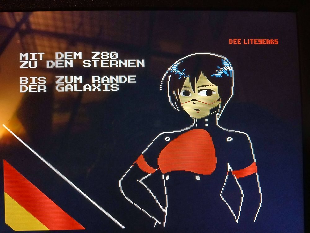The image on the MSXBook's display