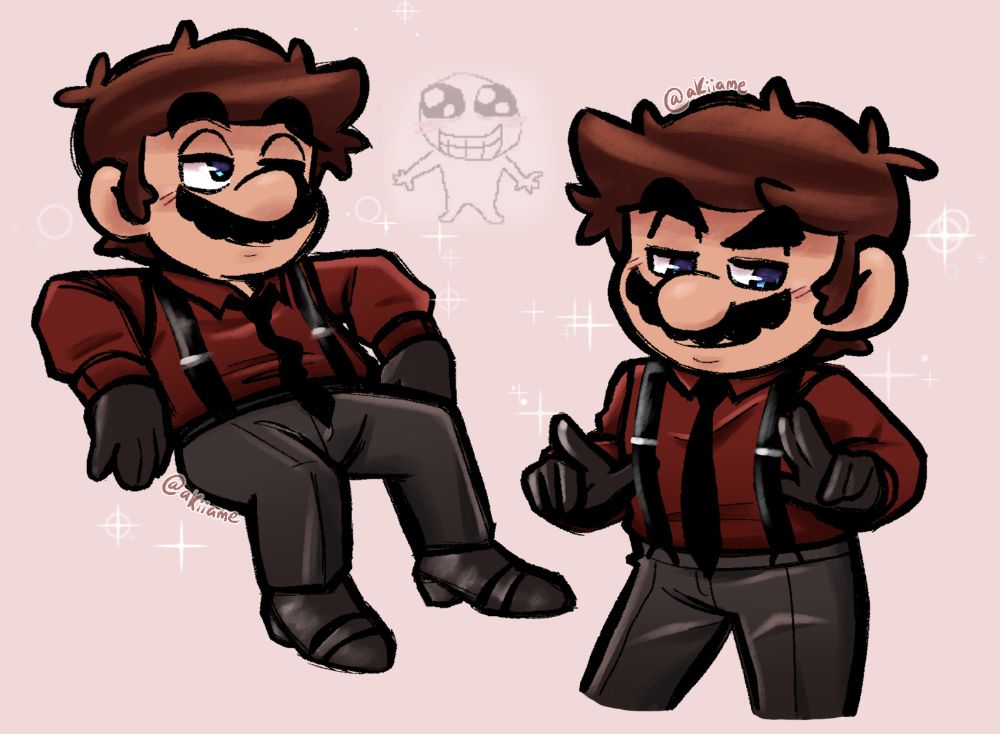 Mario lookin' all snazzy in a suit 💅